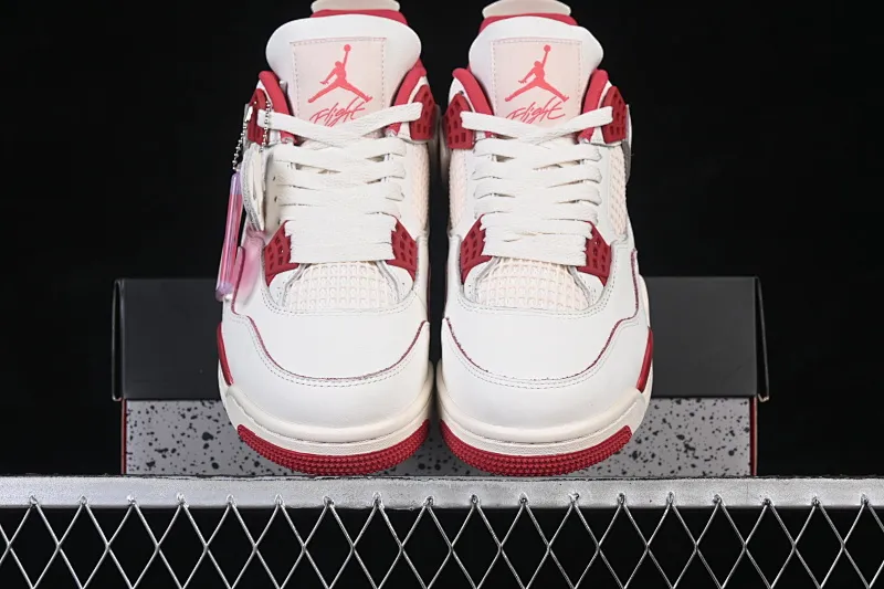 All categories Air Jordan Jordan series basketball shoes Air Jordan 4 TG version Air Jordan 4 Retro "Valentine's Day" AJ4 Joe 4 Red Valentine's Day HV0823-108